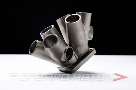 Купить Свод коллектора для 6ти цилиндрового двигателя T4 Twinscroll, под 2 Wastegate, D = 42,4 мм, AISI304 FORWARD RACING FEХ008-T4