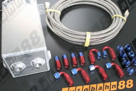 Купить Бак топливный 4л алюминиевый + фитинги + шланг AUTOBAHN88 