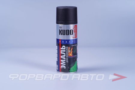 Купить Эмаль аэрозольная термостойкая для мангалов Черная KUDO KU-5122