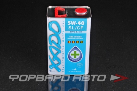 Купить Масло моторное 5W40 4л, CITY LINE SL/СF (полусинтетическое) XADO XA28208
