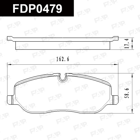 Купить Колодки тормозные FAP FDP0479