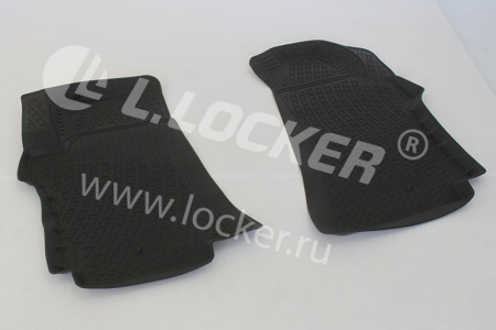 Коврики HYUNDAI STAREX (07-) передние, полиуретан L.LOCKER 