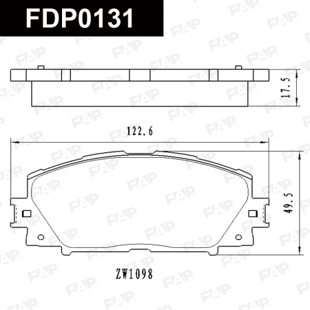 Купить Колодки тормозные FAP FDP0131