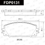 Колодки тормозные FAP FDP0131
