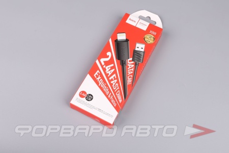 Купить Кабель USB iPhone черный 1м HOCO X88