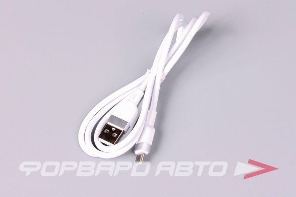 Кабель USB Type-C силиконовый белый  1м HOCO X109