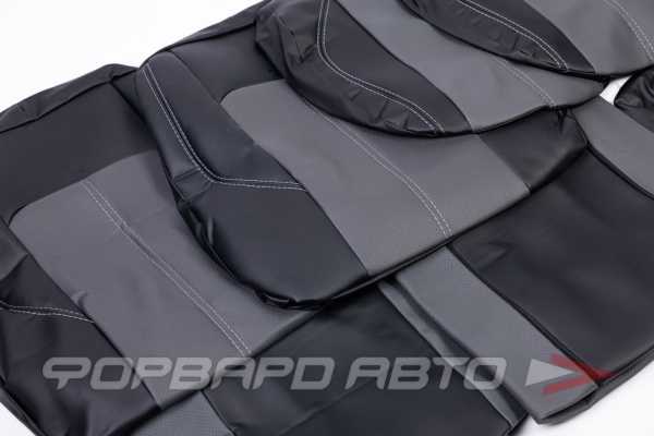 Чехлы на сиденья универсальные (9 пред., 5 подгол.) экокожа"RANGER LEATHER" CARFASHION 11205