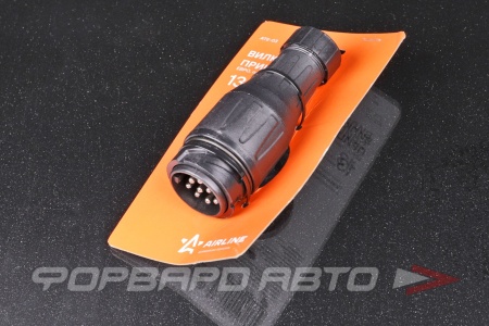 Купить Разъем прицепа вилка пластик 13 конт Евро AIRLINE ATE-03