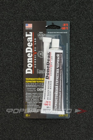 Купить Герметик силиконовый черный термо, 85г (формирователь прокладок) DONE DEAL DD6712