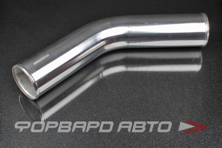 Купить Патрубок алюминиевый 102 мм 45 градусов хром (L-600) AUTOBAHN88 