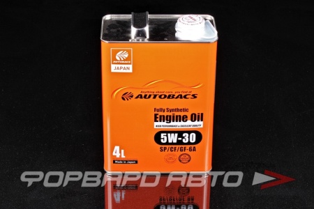Купить Масло моторное 5W30 4л, ENGINE OIL FS SP/CF/GF-6A AUTOBACS A00032238
