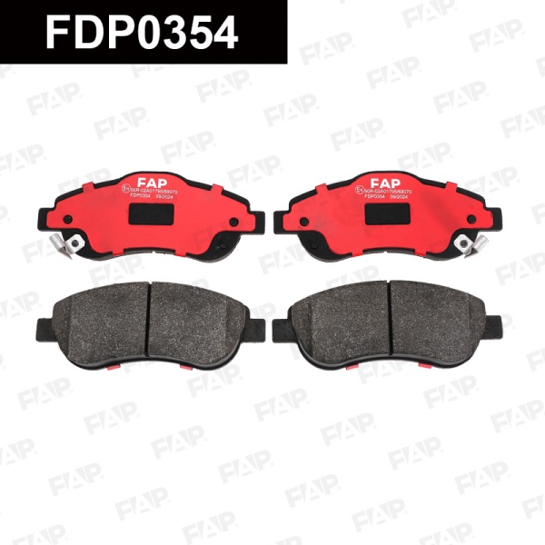 Колодки тормозные FAP FDP0354