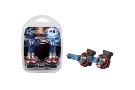 Купить Лампа H8 12V 35W 4000K галоген Super white XENITE 