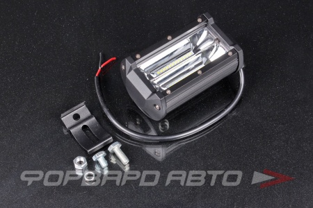 Купить Фара светодиодная 12V/24V 72W 6000К, 24 диода ближний,130*75*60 мм прямоугольная SKYWAY S07201055