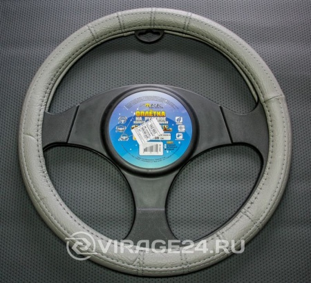 Купить Оплетка руля (М) экокожа "OREL" ZORK 