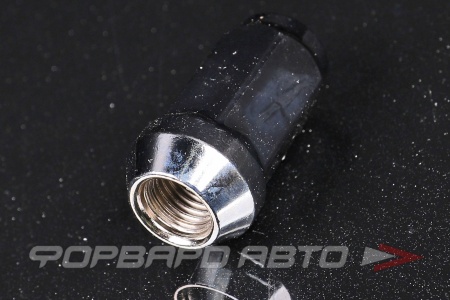 Купить Гайка колеса 12*1,5*48 конус с выступом, ключ на 19, хром Save Car 411945 Cr