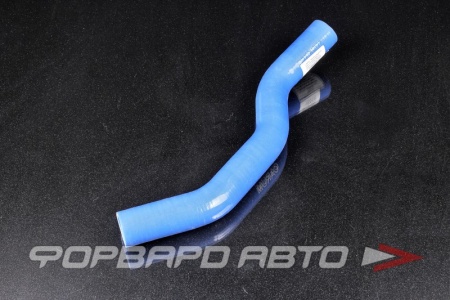Купить Патрубок радиатора 33мм, HYUNDAI Santa Fe Classic 2.7 00-06г, верхний, силиконовый, синий CARUM 25411-26100