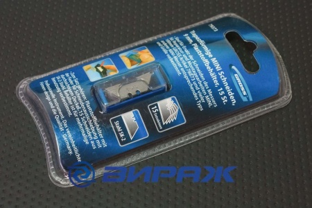 Купить Лезвие МИНИ, трапециевидное 9мм./15шт/ GROSS 79373