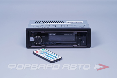 Автомагнитола (1DIN, MP3, USB, SD, BT,ИК пульт) 4*50w (7 цветная подсветка) SWAT WX-2101UB