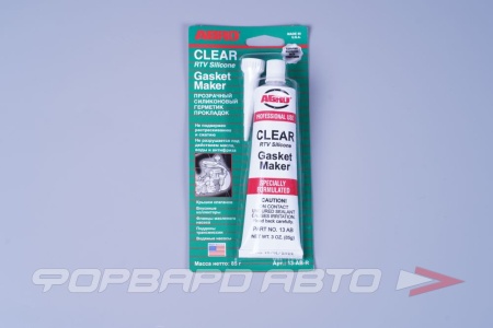 Купить Герметик силиконовый прозрачный ориг. 85г. ABRO 13-AB-R