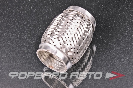 Купить Гофра глушителя 50*100, (Interlock) трехслойная (AISI 304) TIXONA P50100