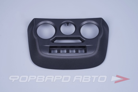 Купить Накладка на консоль ВАЗ 2190FL черн. (под 4 кнопки) ПЛАСТИК 8450100978