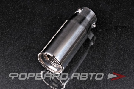 Купить Насадка глушителя Вход = 75 мм Выход = 90 мм Длина = 220 мм Фиксируется тремя зажимами TORINO AUTO 62-2356