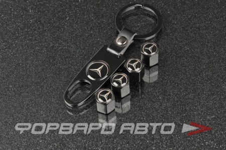 Купить Колпачок вентиля колеса MB брелоком, черный MELCO RS-08366