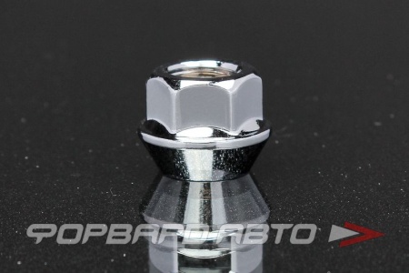 Купить Гайка колеса 12*1,25*12 конус, открытая, ключ на 17, хром TPI 300044S/HT-20