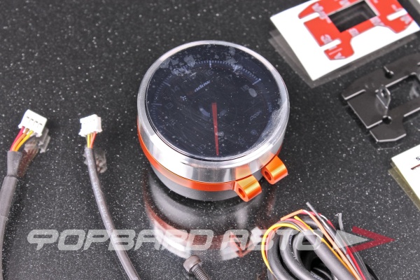 Датчик напряжения сети, вольтметр 8V-18V 52 мм PRO3, Black Face LED SHADOW SW15177-20