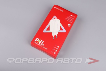 Купить Устройство зарядное  PD20W Type-C, белый BOROFONE BA57A