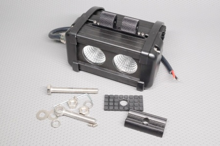 Купить Фара светодиодная 20W (10W*2), 9-32V, 6500K, 1700Lm, размер 5,5" 124*73*103мм, рассеивающий свет FHE-technology HT-10 20W flood (CREE)