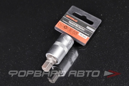 Купить Головка 10 мм со вставкой квадрат 1/2", L=55 мм 39270 АВТОДЕЛО 14815