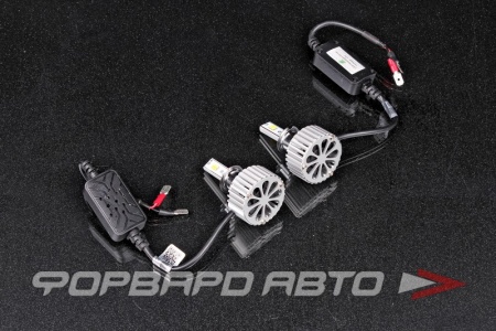 Купить Лампа светодиодная головного света H3 12-24V 36W, 4000LM, 6000K/3000K с вентилятором SARITI 