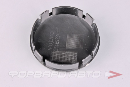 Купить Колпачок ступицы для литых дисков Volvo, D62/64мм, Black/silver/blue Китай VL-01B