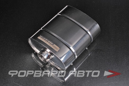 Купить Глушитель Вход = 63 мм Выход = 63 мм Длина = 300 мм, нержавеющая сталь MPE 260x135x300x63.5