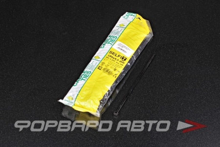 Купить Стяжка 4,5*180мм, пластик, черный (100шт) SAPISELCO 