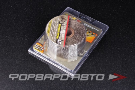 Купить Термолента 50 мм - 4,5 м, 1370°С, титановая нить, коричневая DEI Exhaust Wrap Titanium