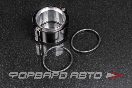 Купить Хомут V-Band (HD Clamp) 51 мм (2") + 2 алюминиевых фланца, для впускных систем EPMAN EPKKA51-BK