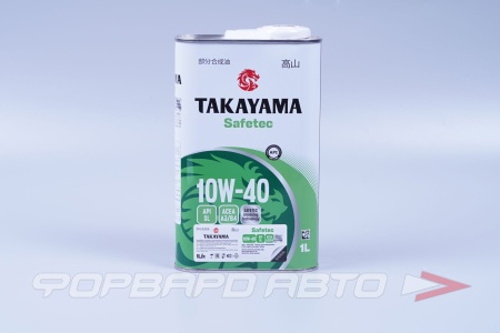 Купить Масло моторное 10W40 1л, SL A3/B4 металл (п/с) TAKAYAMA 605590