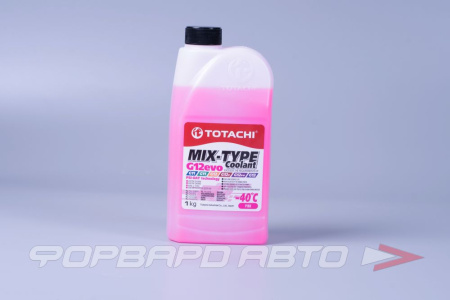 Антифриз MIX-TYPE розовый, 1кг (G12evo, VW) TOTACHI 46801