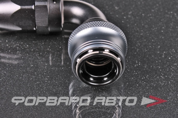 Фитинг AN10 90°, под шланг тефлоновый PTFE, быстросъемный (quick release) "мама" (female) AB88 