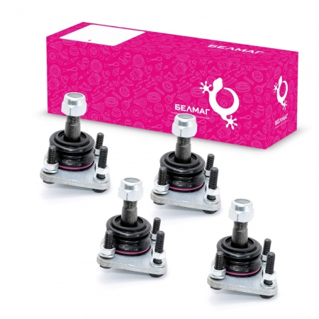 Купить Опора шаровая ВАЗ 2123 (к-т 4 шт) «Конвейерная» БелМаг BM.0145