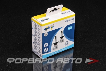 Купить Лампа светодиодная 12-24V H4 6500K Range Performance LED к-т NARVA 18032