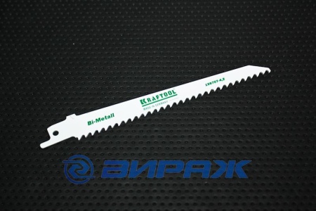 Купить Пилка Kraftool "Industrie Qualitat" по металлу, дереву с гвоздями, шаг 4,2мм, 130мм  