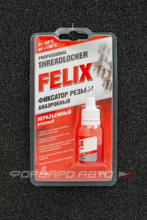 Купить Фиксатор резьбы анаэробный красный, 6мл FELIX 411040115