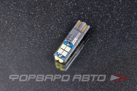 Купить Лампа светодиодная 12-24V W5W (T10) 10 SMD CANBUS, белая SKYWAY S08202080