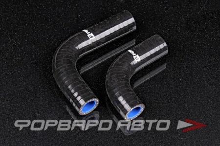 Купить Патрубки отопителя ВАЗ 21214 2шт 16мм, черные силиконовые FORA ASHK-21214-8101200/04