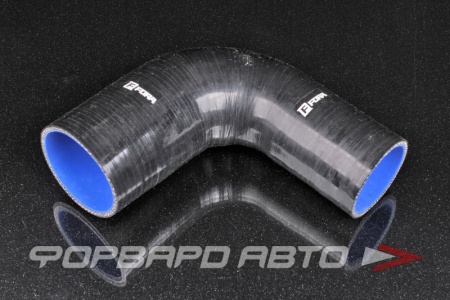 Купить Патрубок силиконовый 57-70 мм, 90°, L=150*150 мм, 4 слоя армировки, чёрный FORA ASHU04-90-57>70