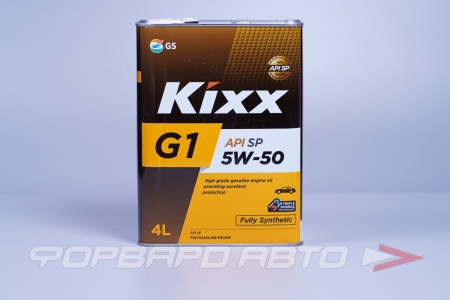 Купить Масло моторное 5W50 4л, G1 SP SN+/CF KIXX L215544TE1